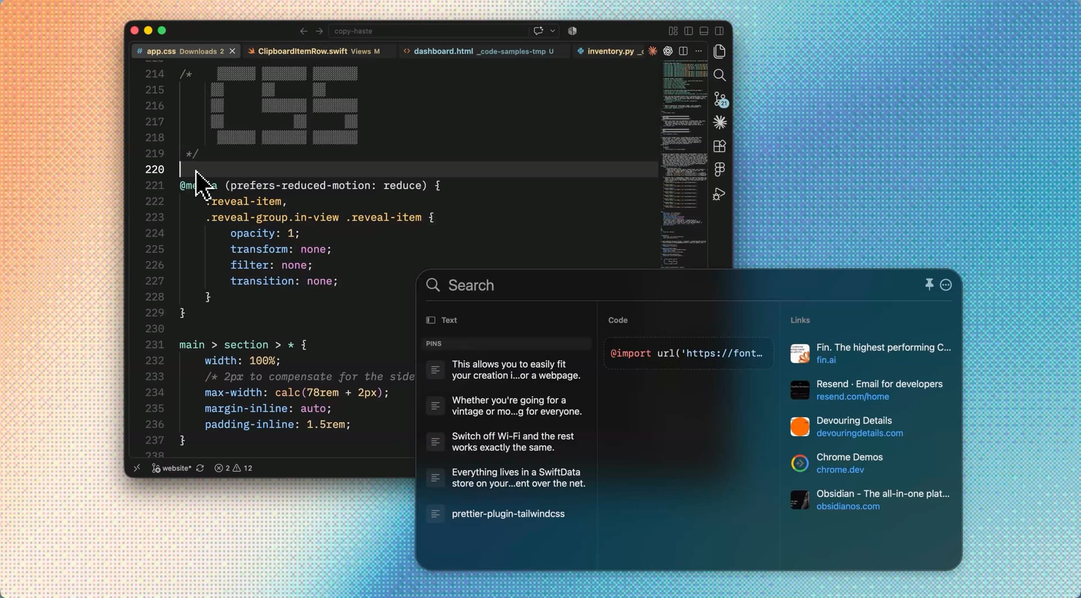 Code detection